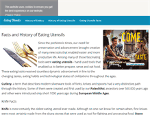 Tablet Screenshot of eatingutensils.net